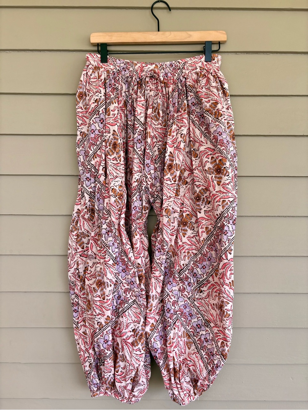 Urban Outfitters Pink Paisley Harem Pants